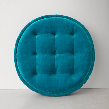 Teal round pillow hot sale